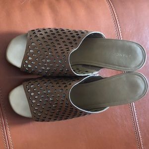 Franco Sarto summer wedge slip-on sandals